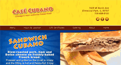 Desktop Screenshot of cafecubanochicago.com